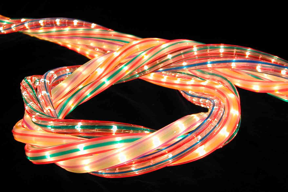Flexilight® Clear Rope Light 12Ft 110V 2-Wire 1/2" Incandescent Decoration Party 